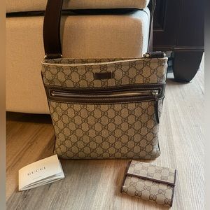 Authentic Gucci Brown crossbody bag